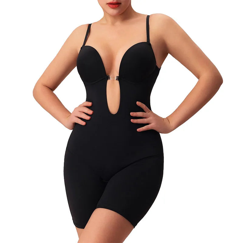 Women Shapewear Full Body Shaper Slimming Bodysuit Open Crotch Corset Waist Trainer Postpartum Recovery Shaping Underwear fajas