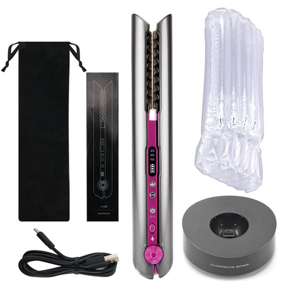 Hair Brushes Straightening Dry Wet 40w 59w Hair Straightener Curling Iron