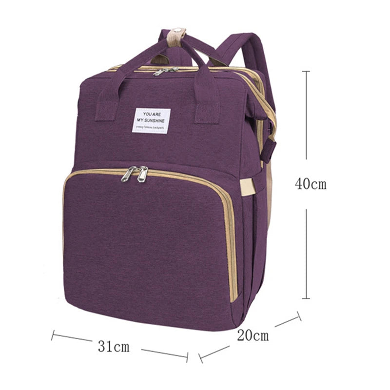 Portable Baby Folding Bed Mommy Bag Bassinet