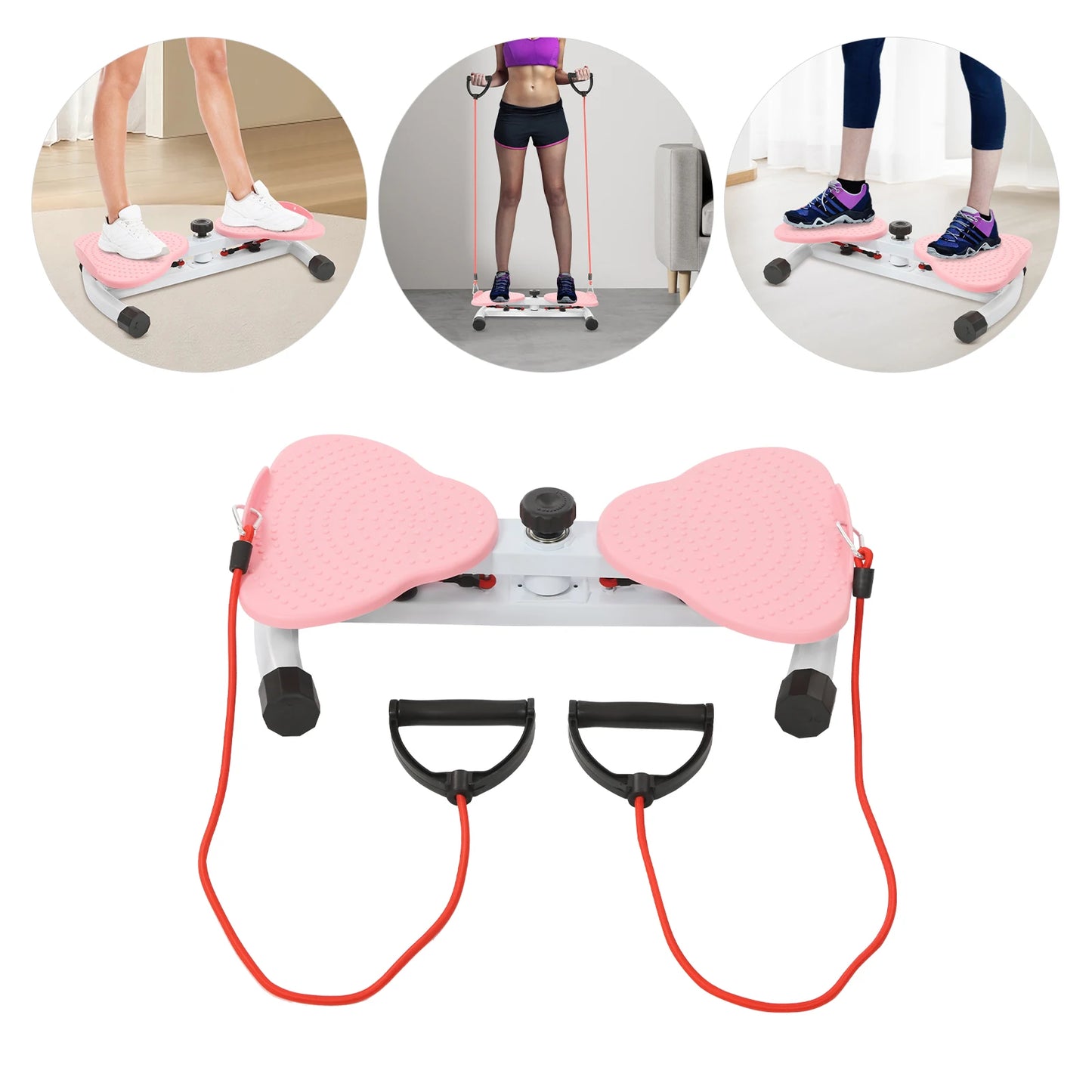 Pink Steel Waist Twister, Floor Standing Waist Twist - Buy one Get one 10% off - Free Shipping