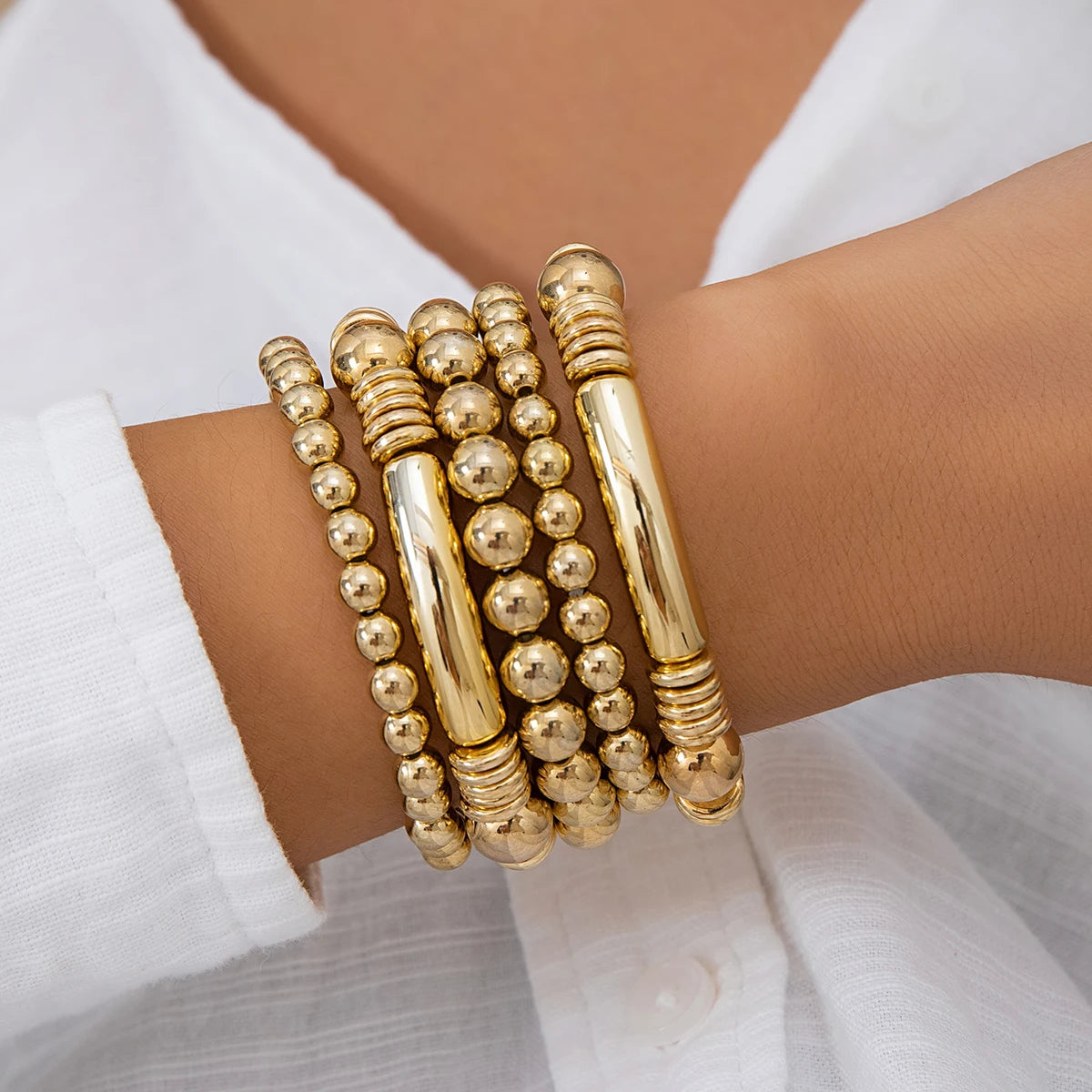 Exaggerated Punk Big Ball Chain Bracelets -Buy one get one 25% off - code "25% off" at checkout