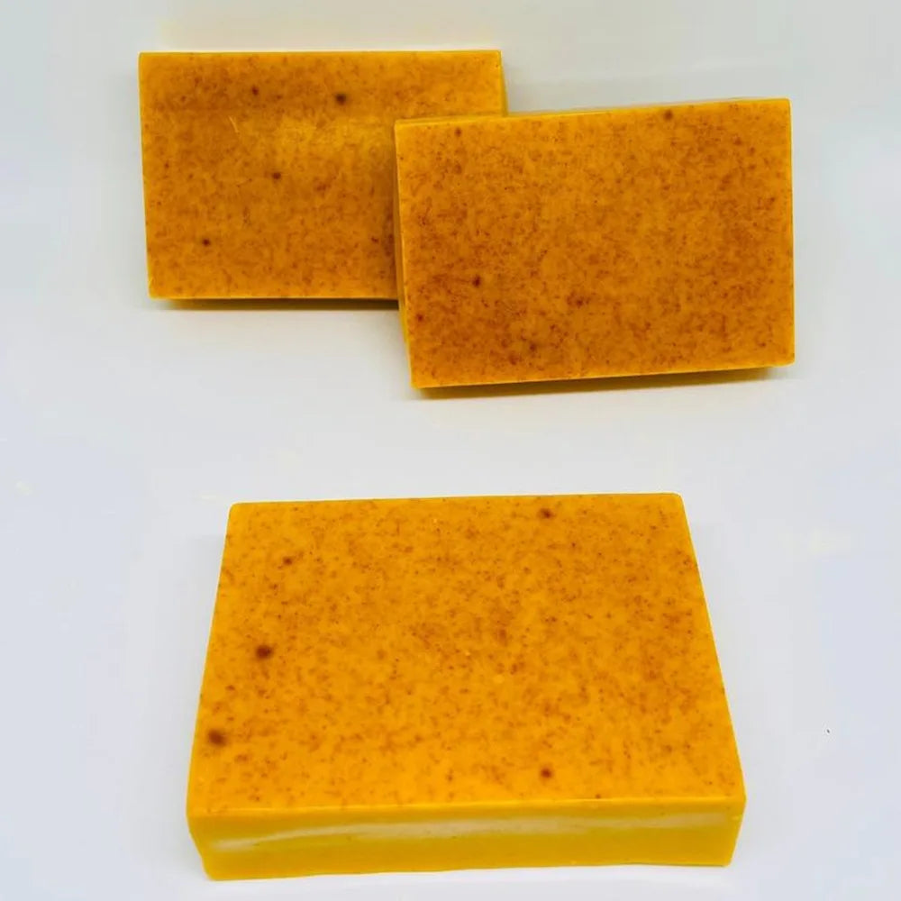 100g Turmeric Hand Made Soap, Lemon Kojic Acid Soap - Free Shipping