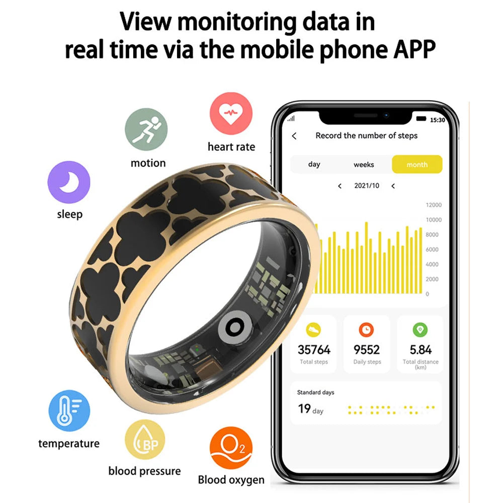 CSS R26 Smart Ring-Heart Rate/Blood Oxygen/Sleep Monitor