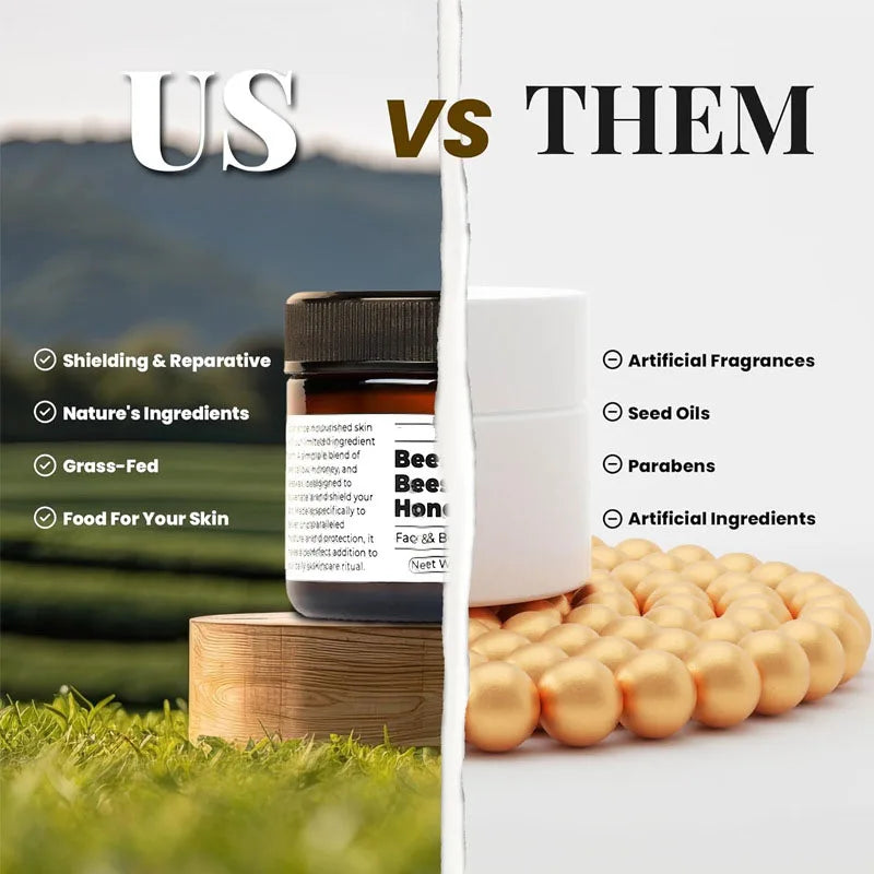 Whipped Beef Tallow And Honey Balm Moisturizing Face Cream. Plus Free Shipping!