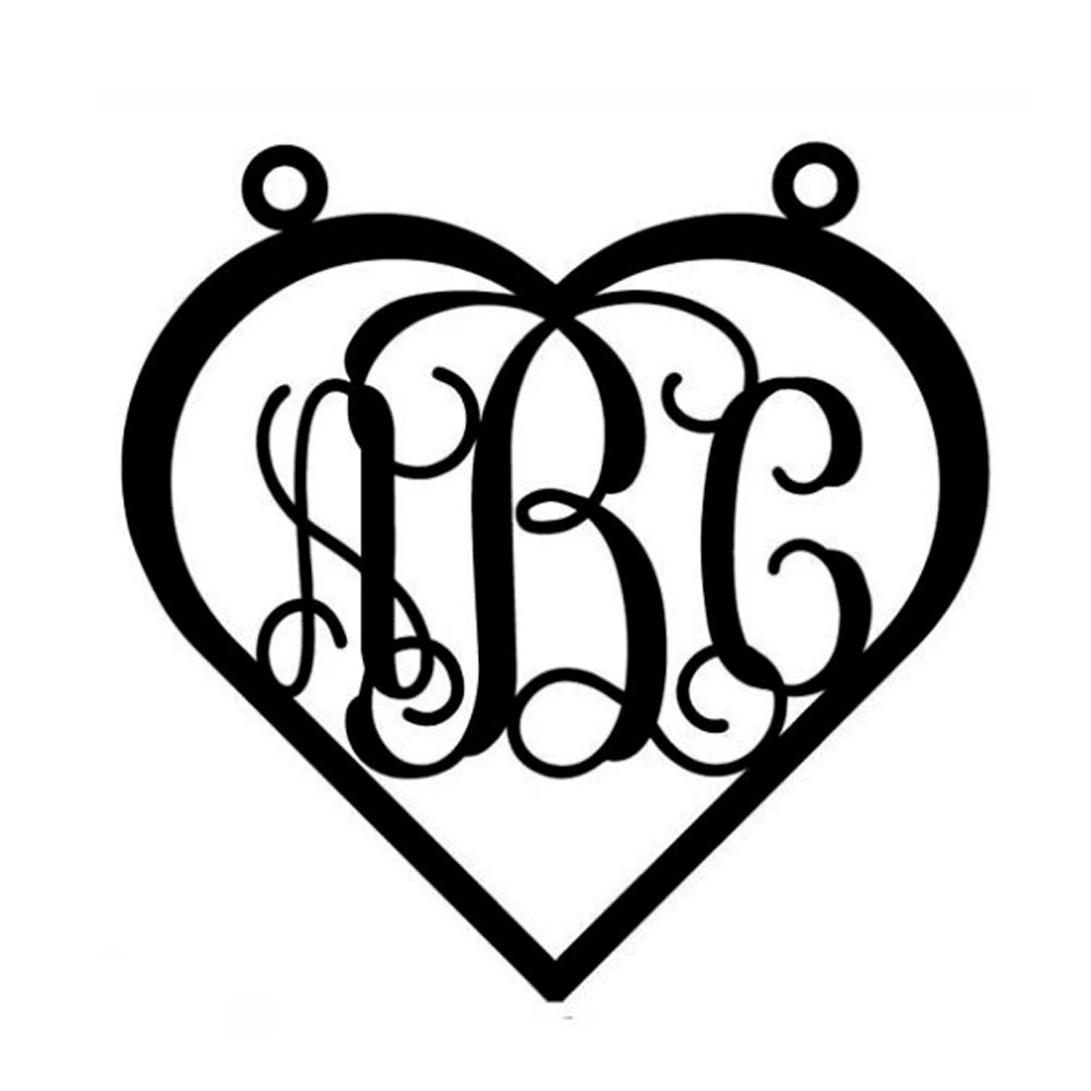 Custom Monogram Necklace for Women Personalized Stainless Steel Jewelry
