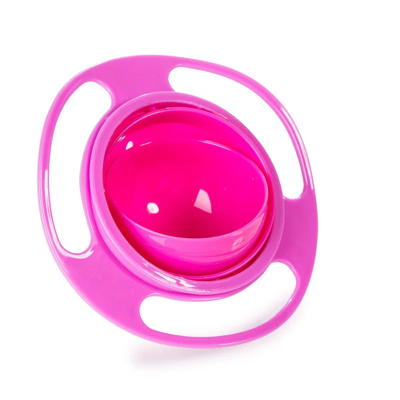 Magic Gyro Bowl 360 Degree Rotate Spill-Proof Bowls with Lid