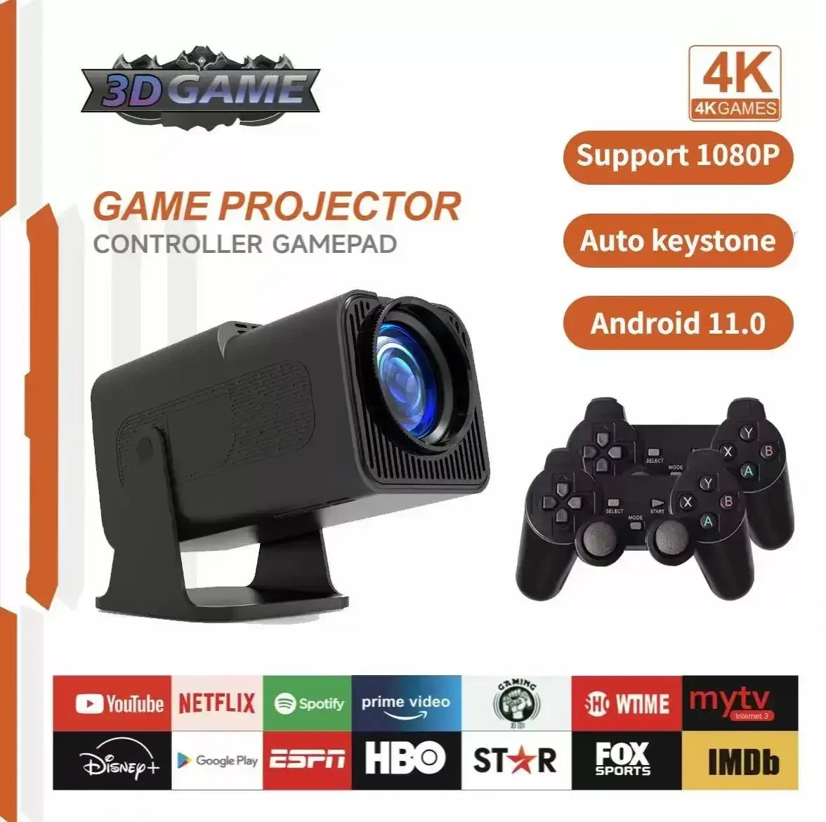 HY320 MAX 400ANSI Home Projector