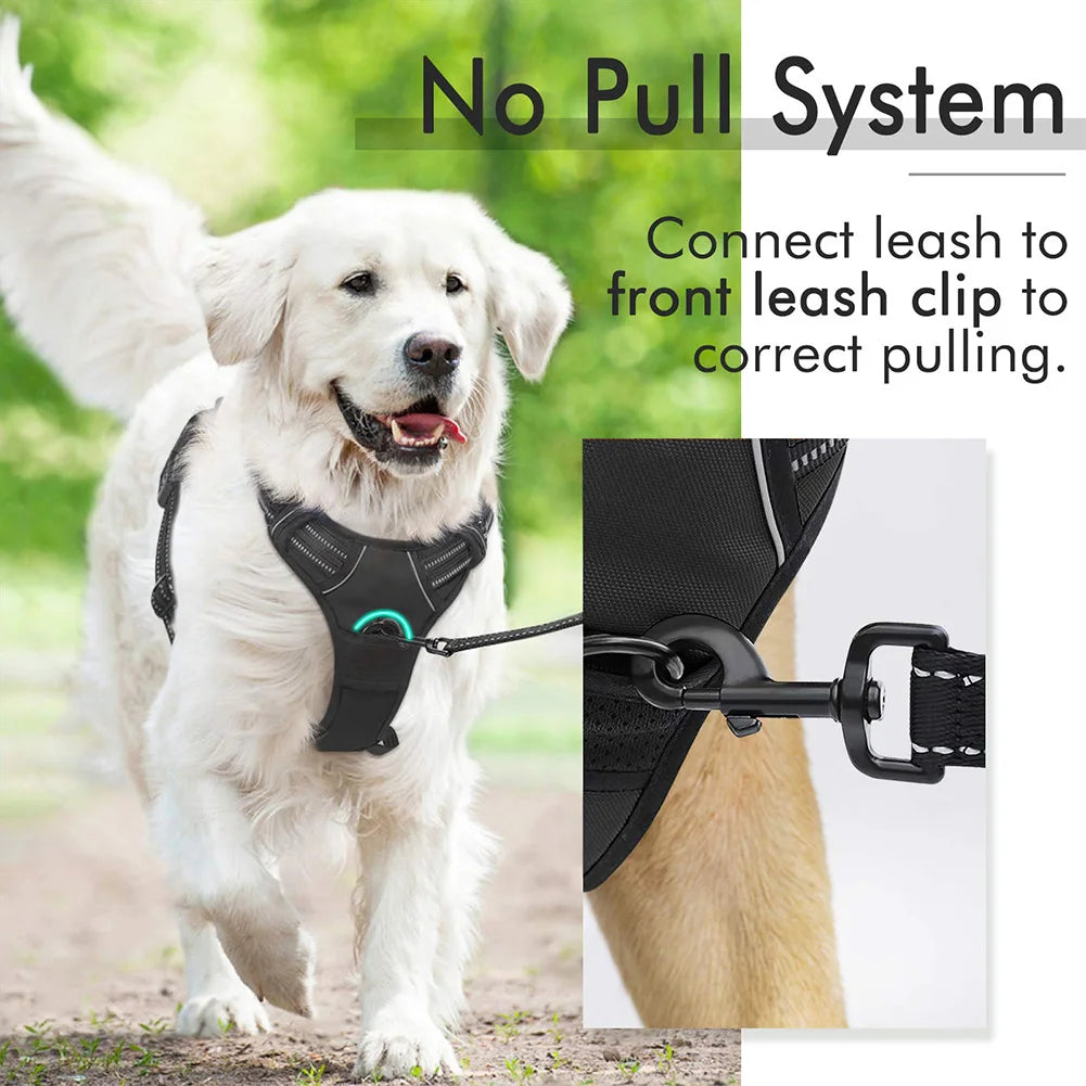 Dog Harness No-Pull Service Vest with Reflective
