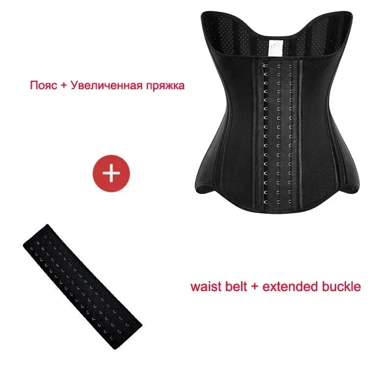Slimming Sheath Latex Rubber Waist Trainer Cincher Corset