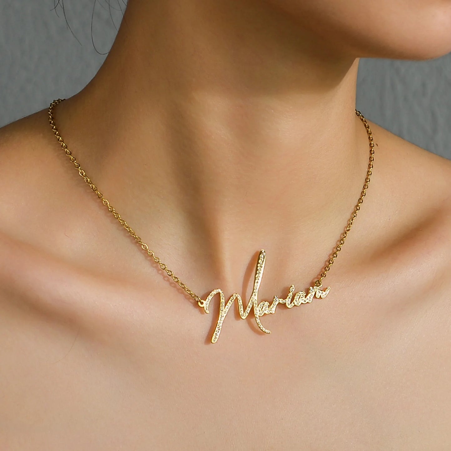 Atoztide Personalized Custom Name Necklace