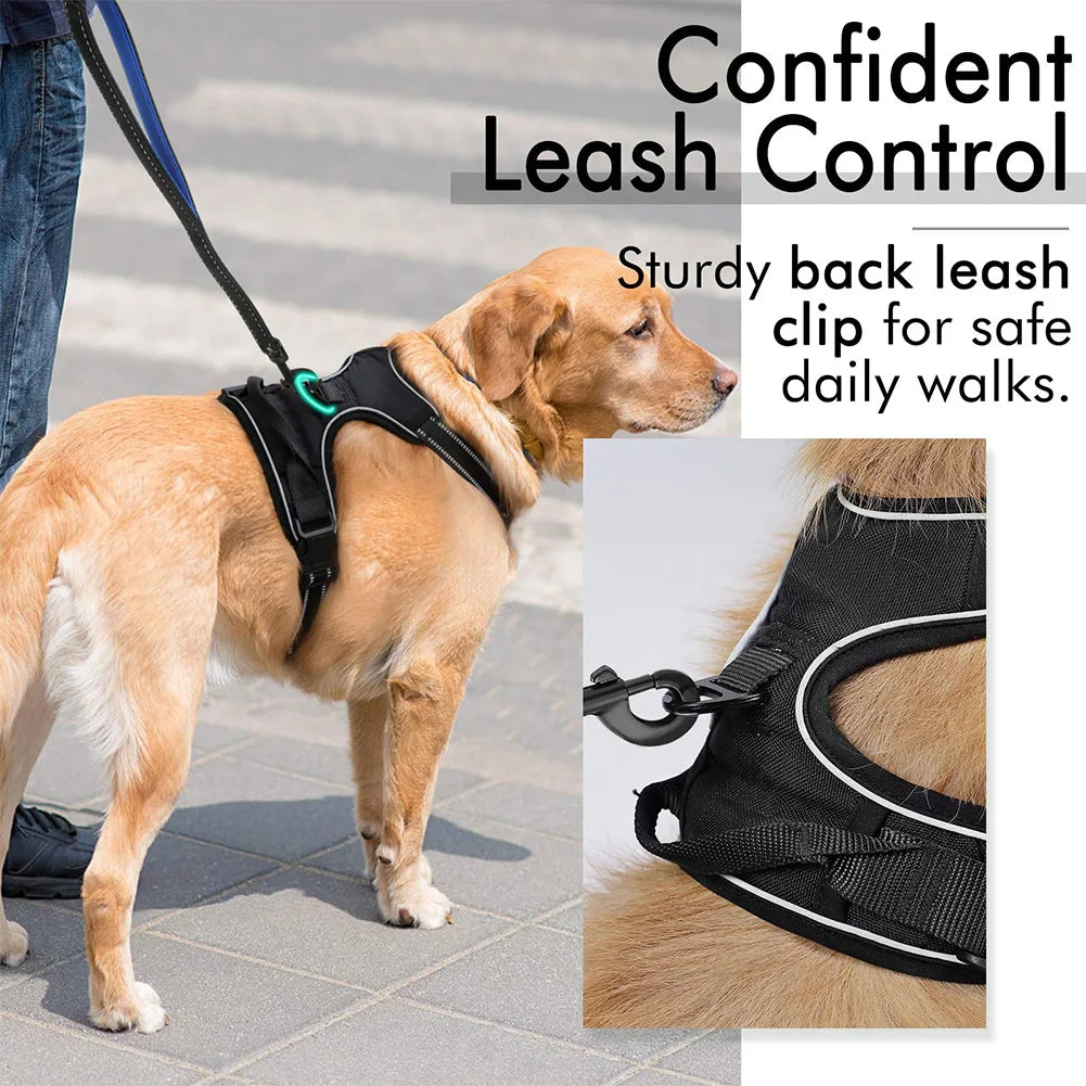 Dog Harness No-Pull Service Vest with Reflective