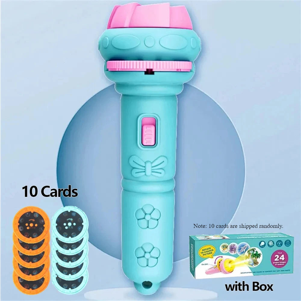 Projection Flashlight 80 Patterns Creative Flashlight Toy Projector - Buy One Get 2 Free🔥🔥