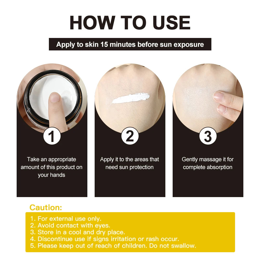 Sunscreen Makeup Beef Tallow and Zinc Sun Balm