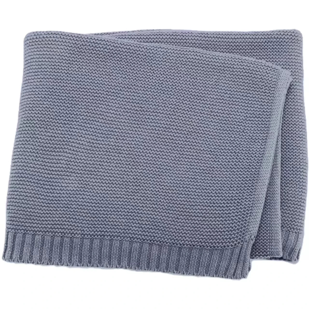 Personalized Name Baby Knitted Blanket Cotton 100x80cm