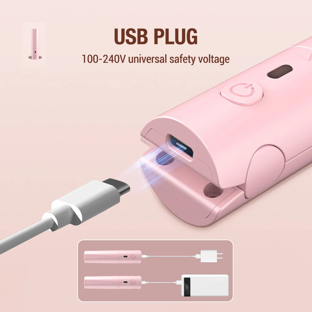 Portable Small Hair Curling Machine Multifunctional +BATANA OIL Conditioner