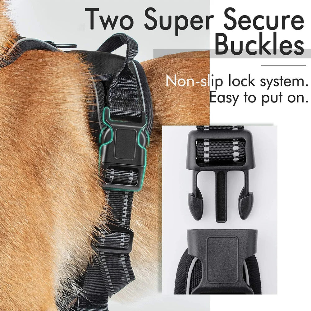 Dog Harness No-Pull Service Vest with Reflective