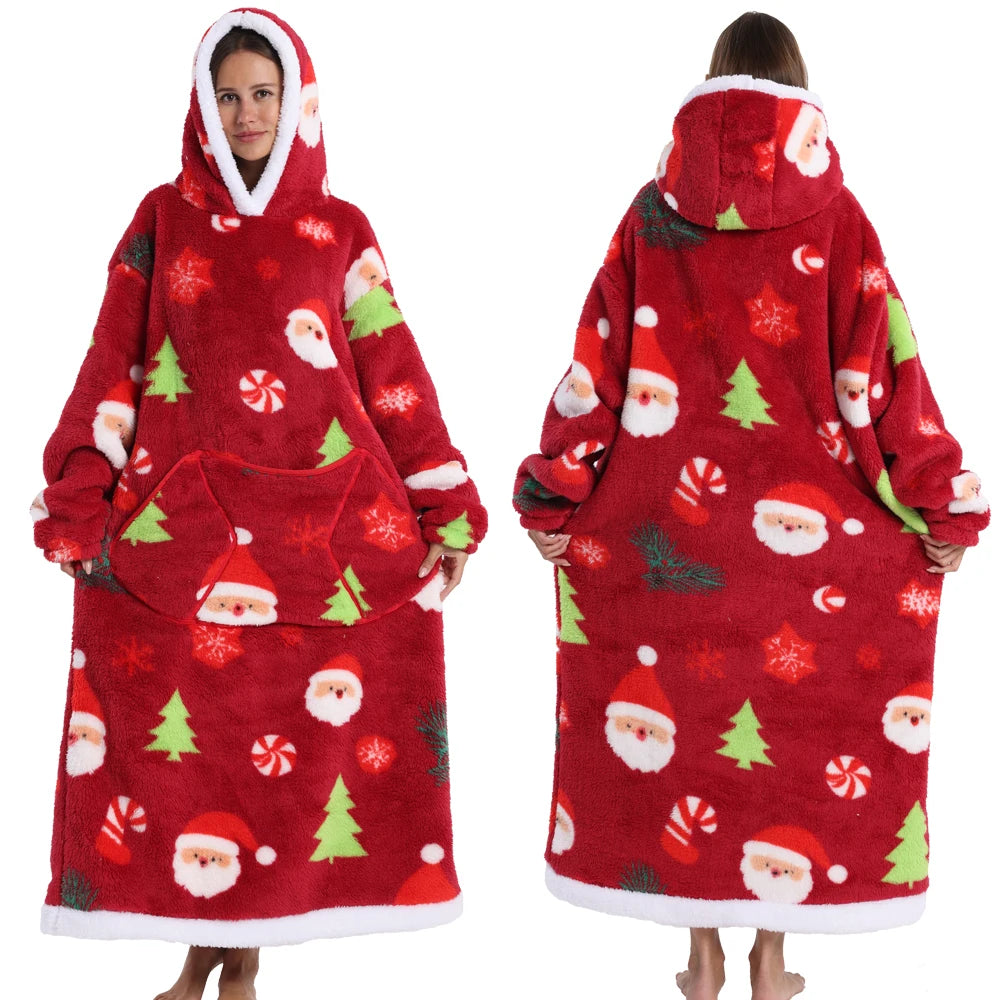 Christmas robe Pajamas for Adults