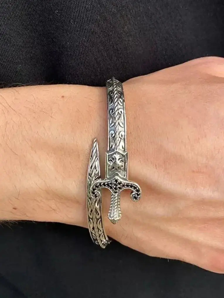 Retro Classic Creative Sword Shaped Bracelets Unisex