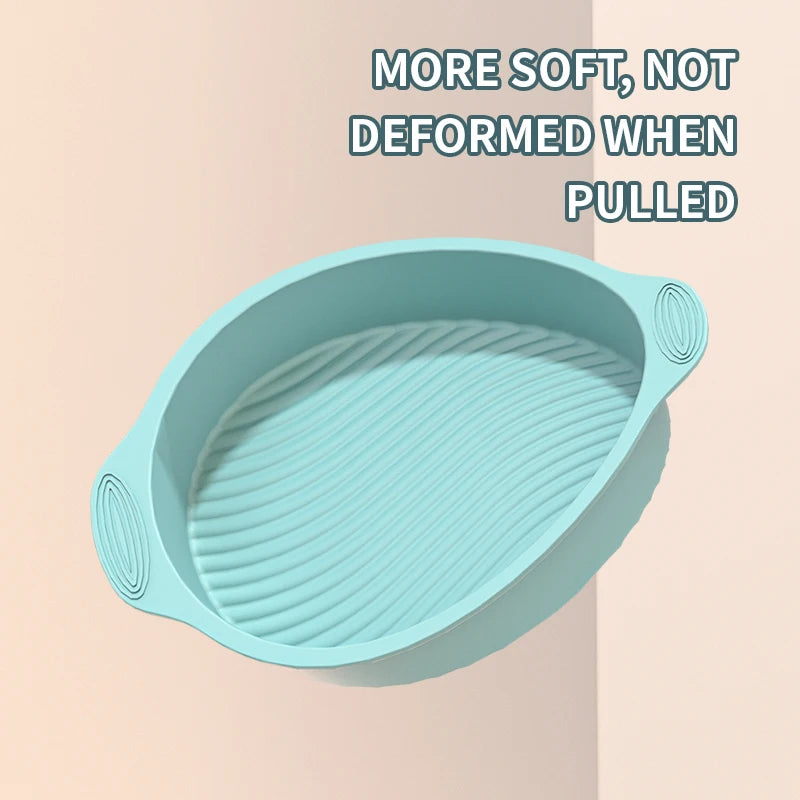 3D Silicone Kitchen Fluted Tube Pan Bakeware Airfryer Accessories