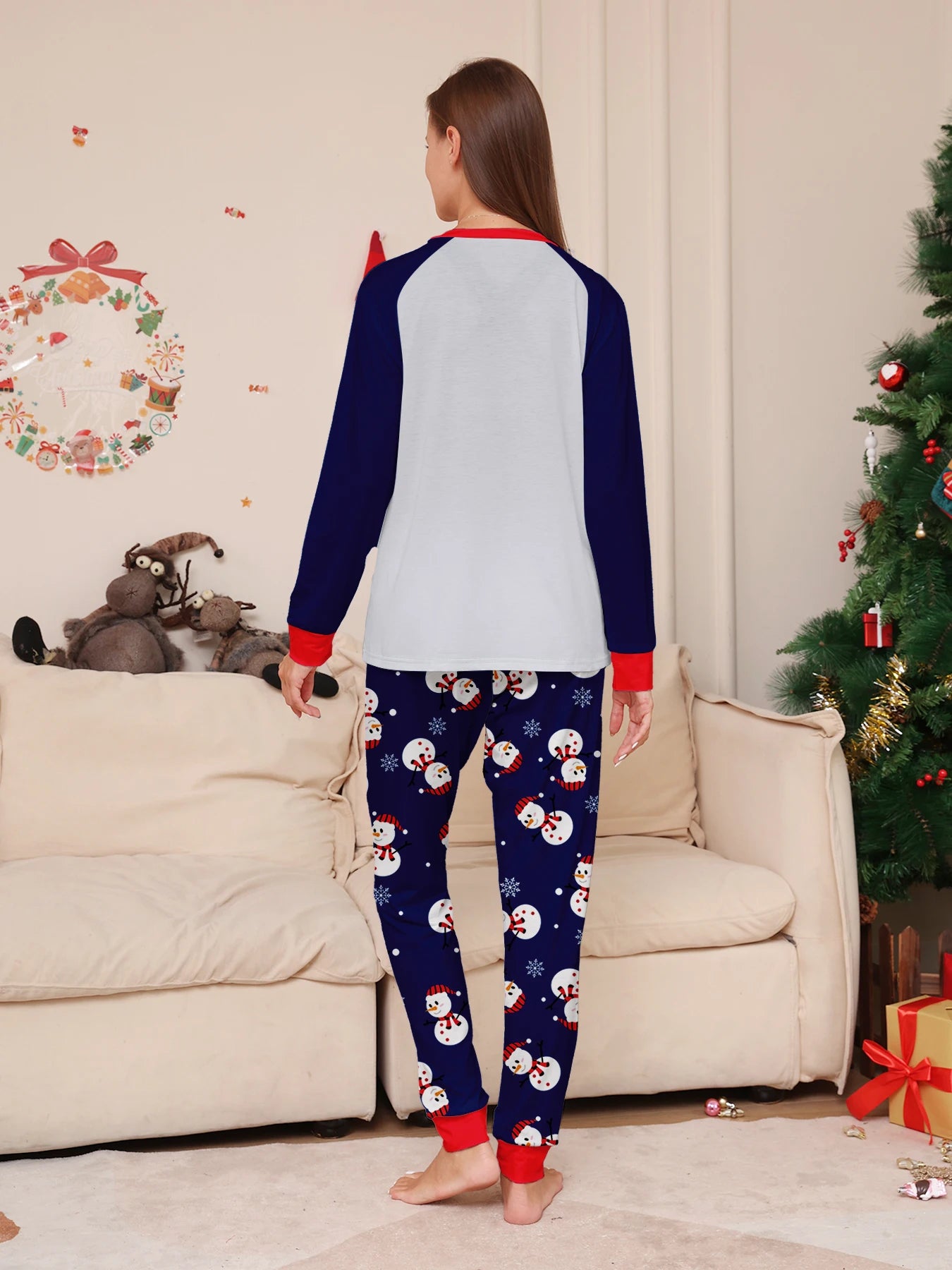 Christmas Couple Pajamas Set
