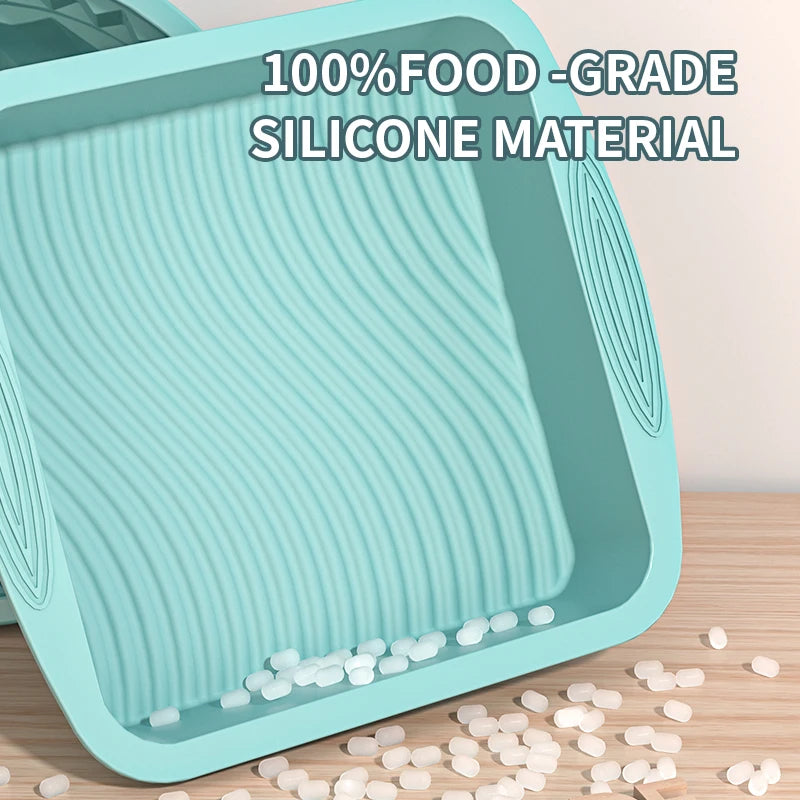 3D Silicone Kitchen Fluted Tube Pan Bakeware Airfryer Accessories