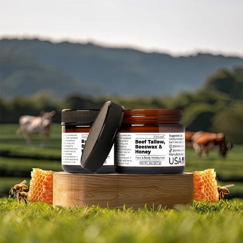 Whipped Beef Tallow And Honey Balm Moisturizing Face Cream. Plus Free Shipping!