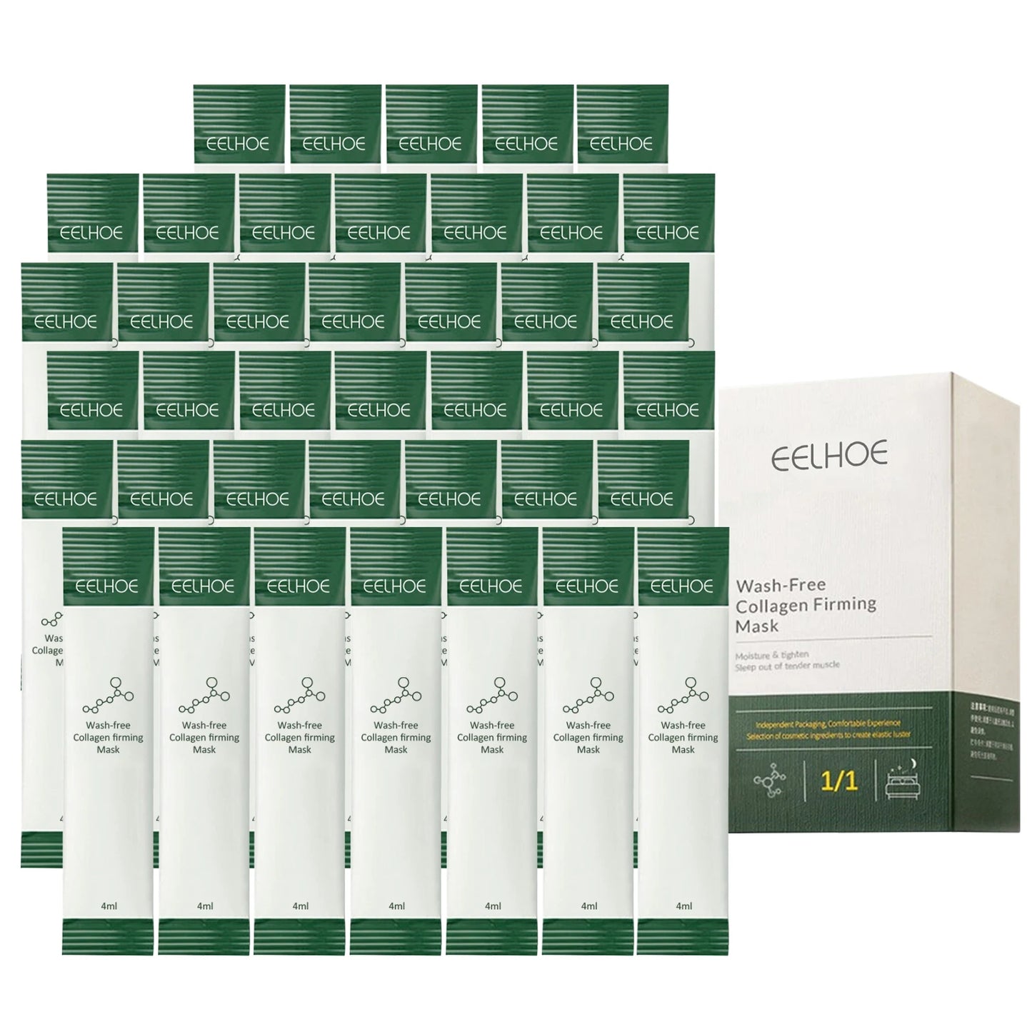 Korean Collagen Firming Wash-Free Mask Protein Hydrating Frozen Face Sleeping Mask