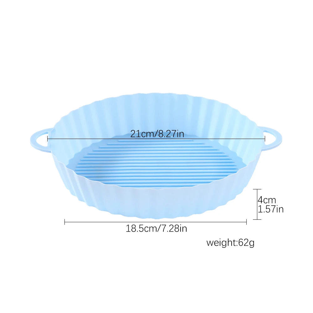 7 Cups Airfryer Silicone Muffin Pan Cupcake Mold for 3.5 to 5.8