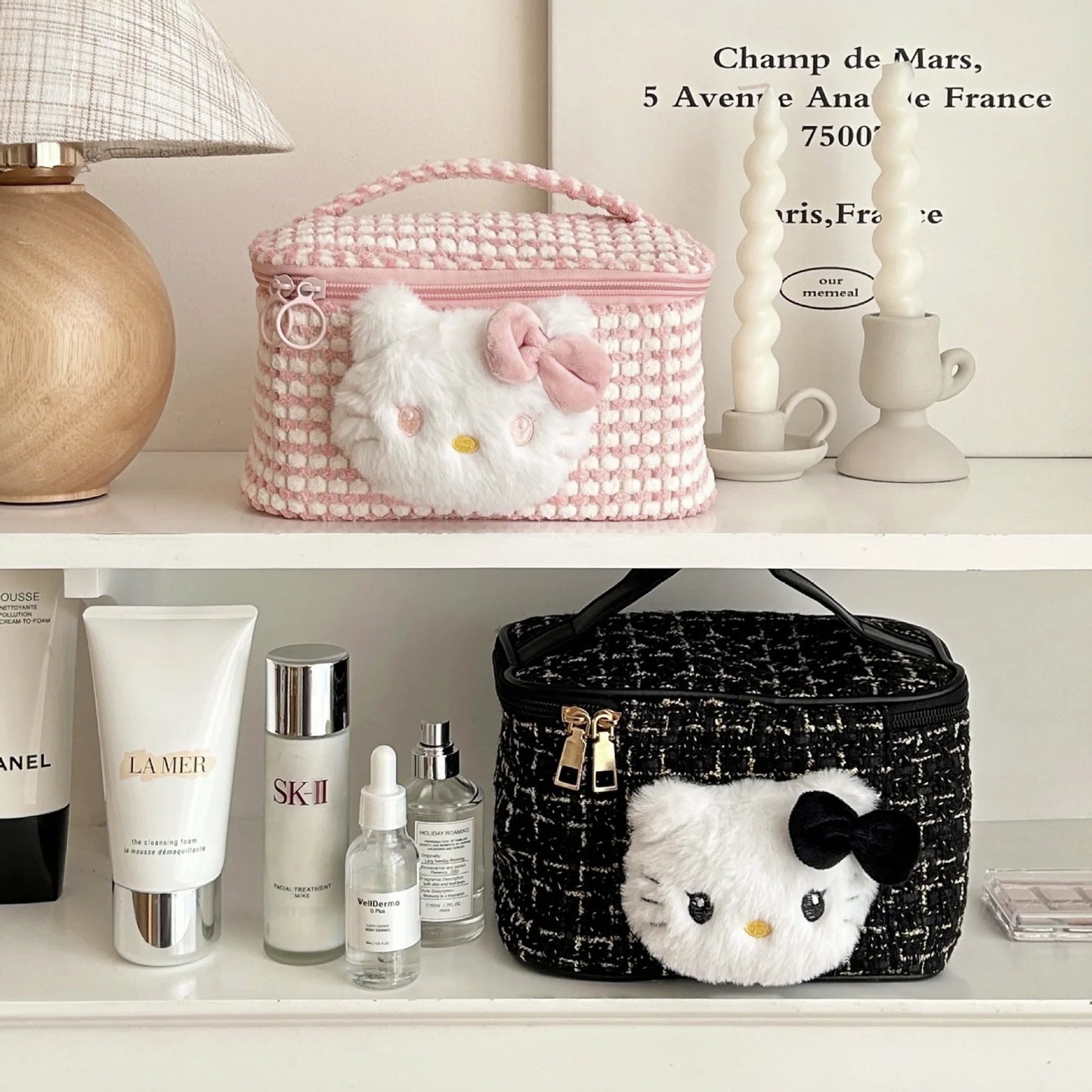 Cute Girls First Makeup Bag Portable Large Capacity Storage Bag - BOGO 🔥