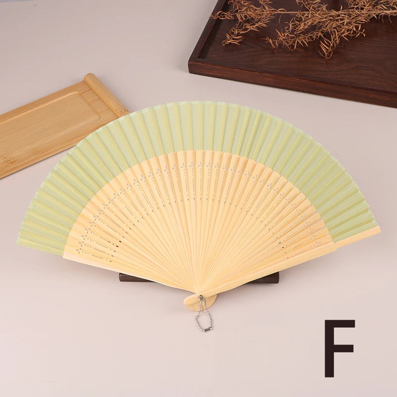 Party Chinese Bamboo Fan Vintage Hollow Antiquity Folding Fans
