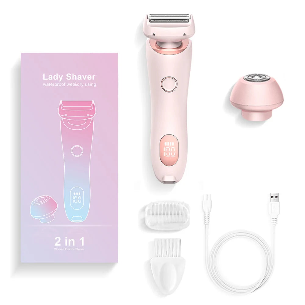 Electric Razors for Women 2 In 1 Bikini Trimmer