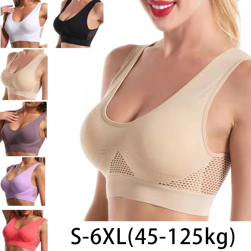 Breathable anti sagging breast bra No Steel Ring Seamless Underwear