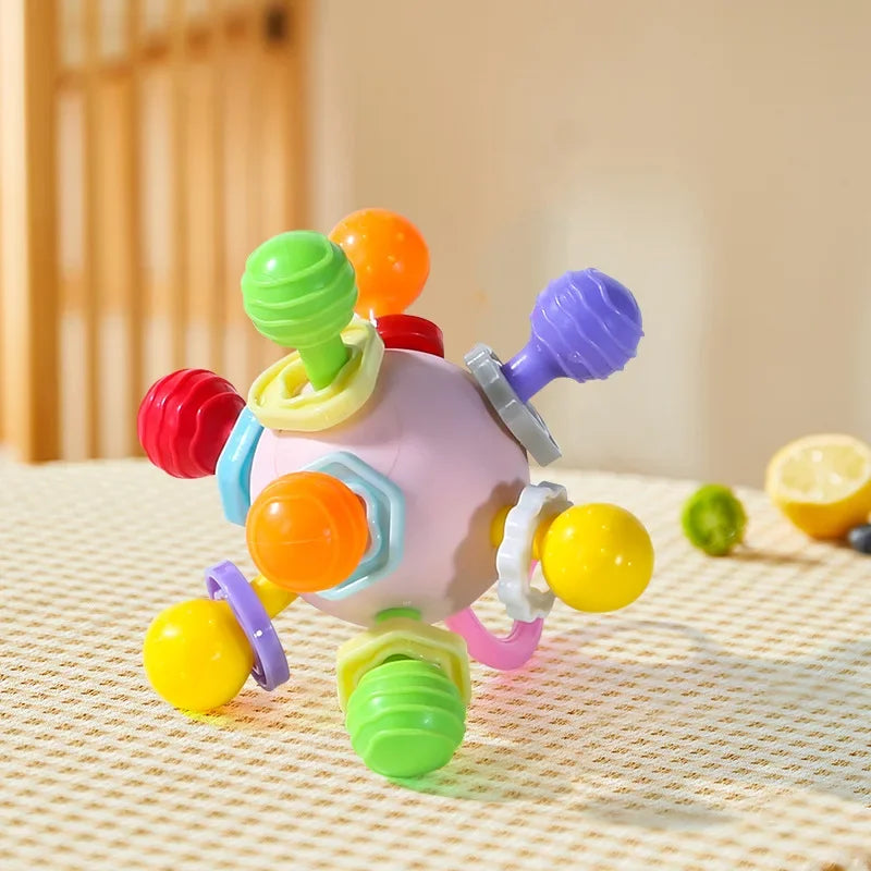 Rotating Rattle Ball 0 12 Months Rotating Rattle Ball Grasping