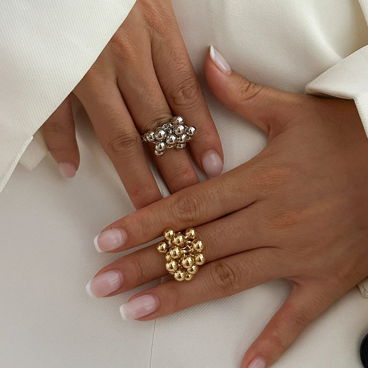Small Ball Ring for Women Men Trending