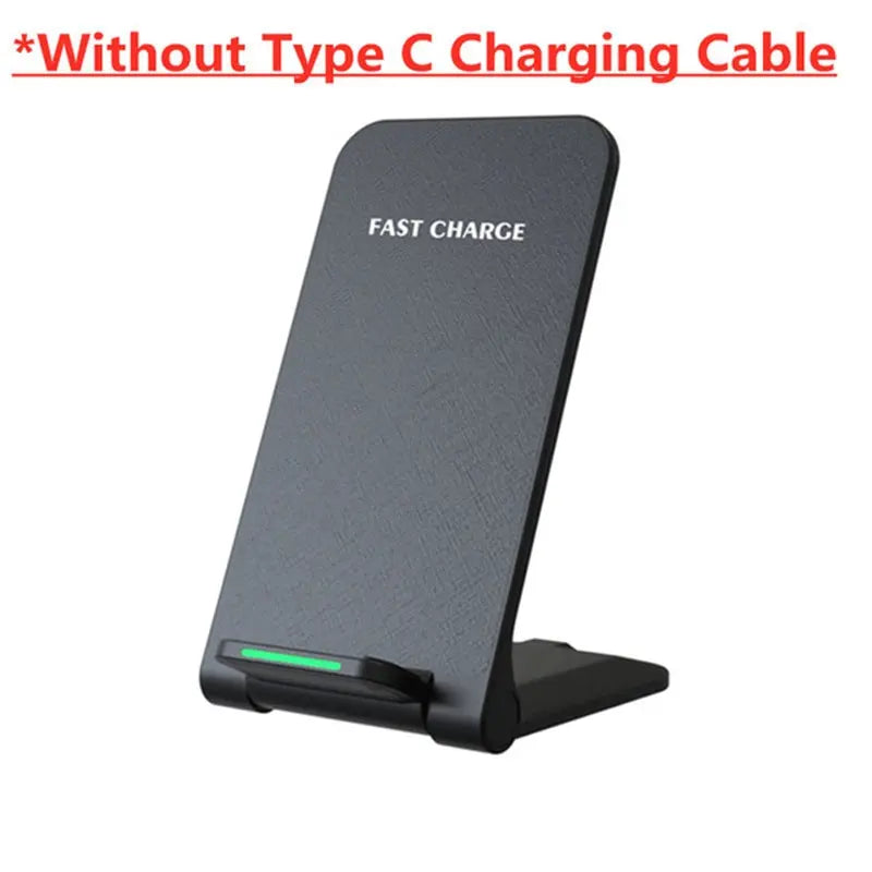 30W Wireless Charger Stand Pad for iPhone 15 14 13 12 11 Pro Samsung Xiaomi Phone Chargers Induction Fast Charging Dock Station