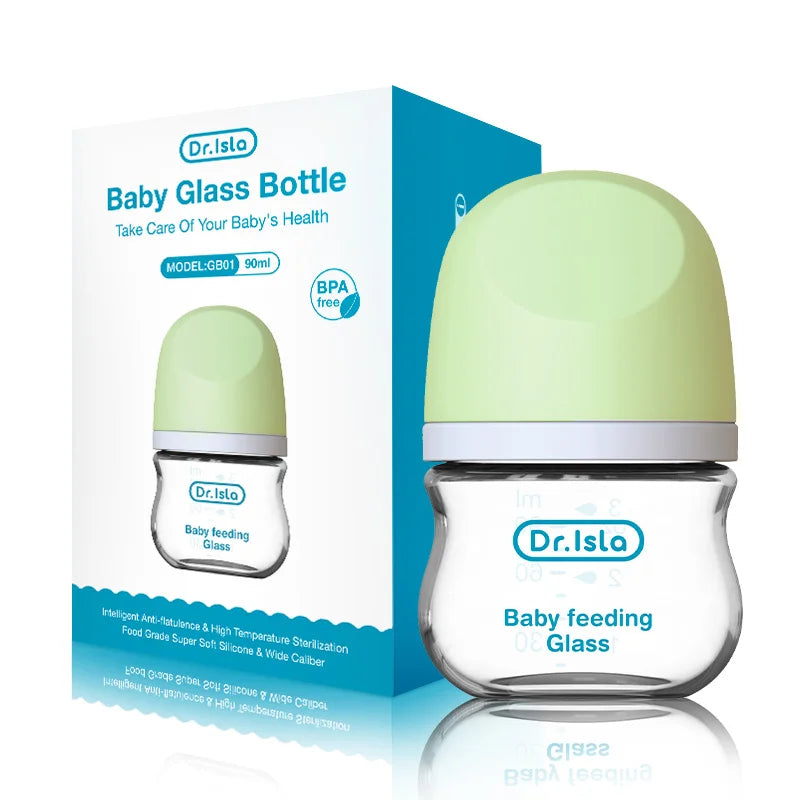 Dr.isla Anti-Choke Baby Bottle Newborn Glass