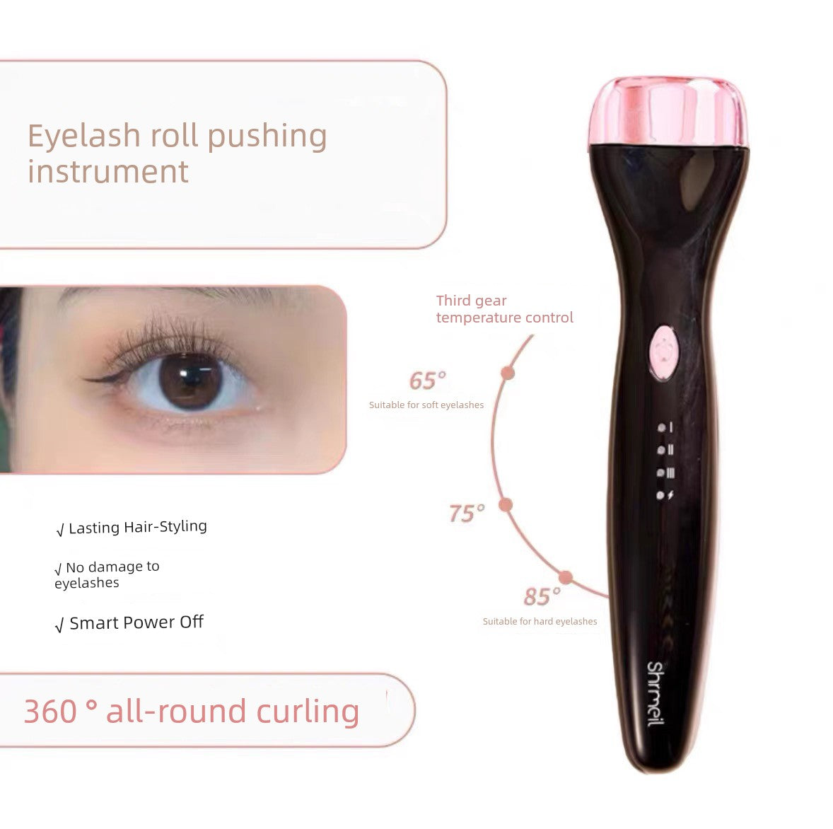 Shrmeil Electric Heating Eyelash Curler