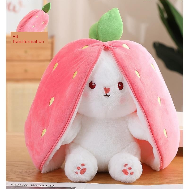 Cute Bunny Pillow Stuffed Toy – Unique Plush Gift for Kids