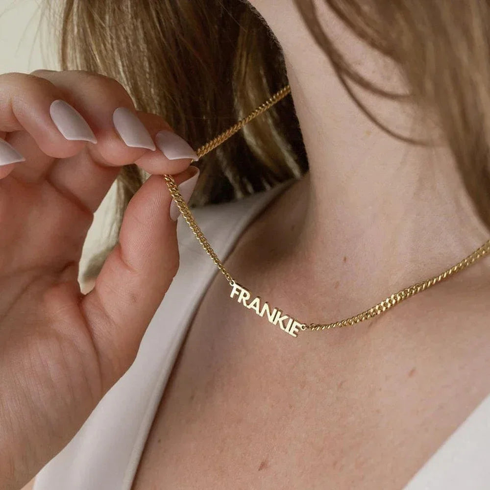 Personalized Name Necklace Custom - buy one Get one free - free Shipping