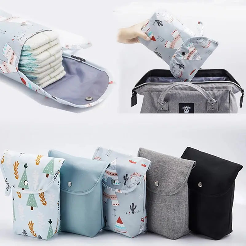Baby Diaper Bag Waterproof -Insert Tote Purse Travel Stroller Carry Bag - Buy One Get One Free 🔥