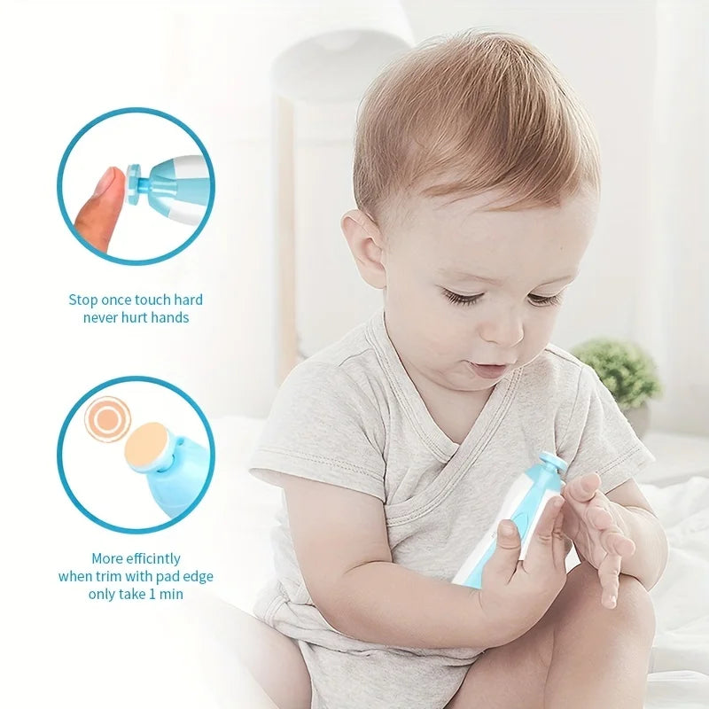 Baby Nail Trimmer Electric Six-in-one Multi-head Manicure Suit Portable