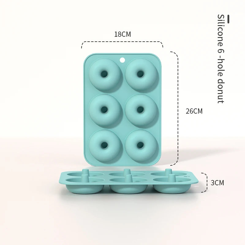 3D Silicone Kitchen Fluted Tube Pan Bakeware Airfryer Accessories