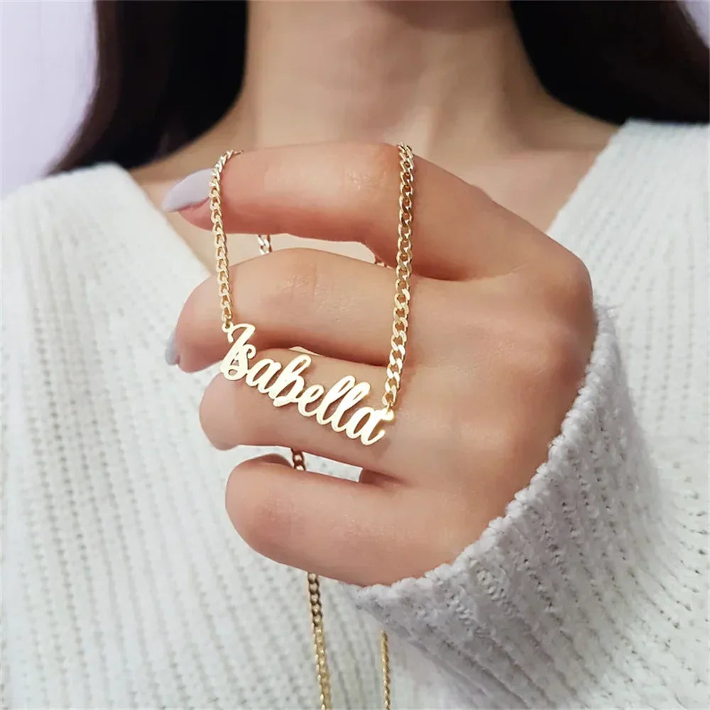 Personalized Name Necklace Custom - buy one Get one free - free Shipping