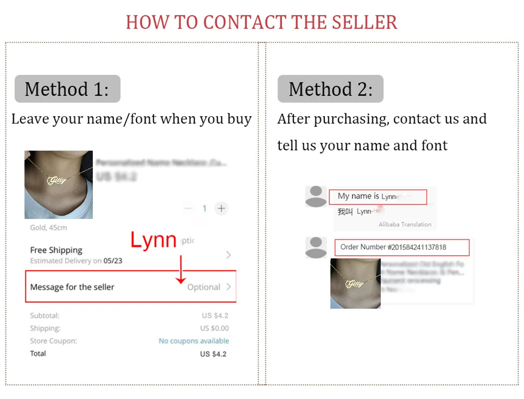 Custom Birthstone Lariat Name Necklace