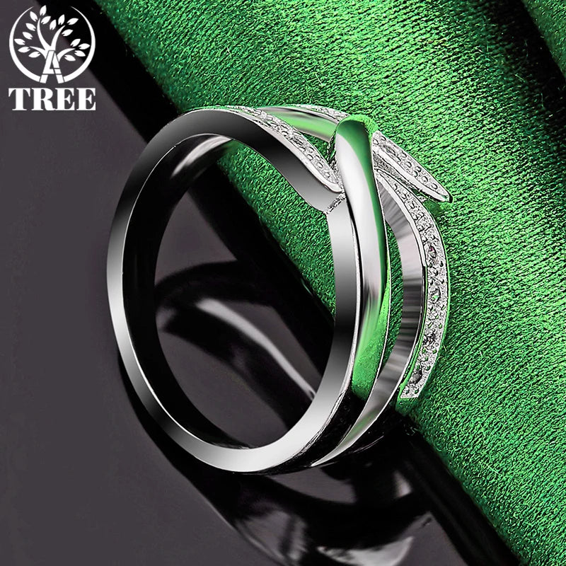 925 Sterling Silver Noble Shiny Elegant AAA Zircon Ring For Women -BOGOš„