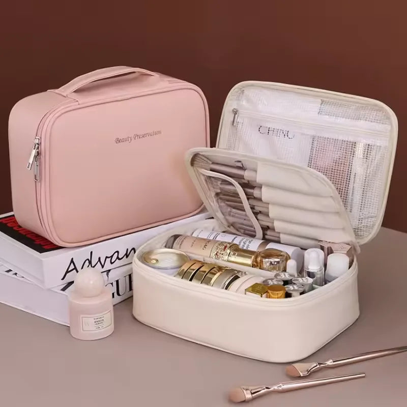 Double Layer Large Capacity Luxury Cosmetics Organizer - Buy One Get Free 🔥