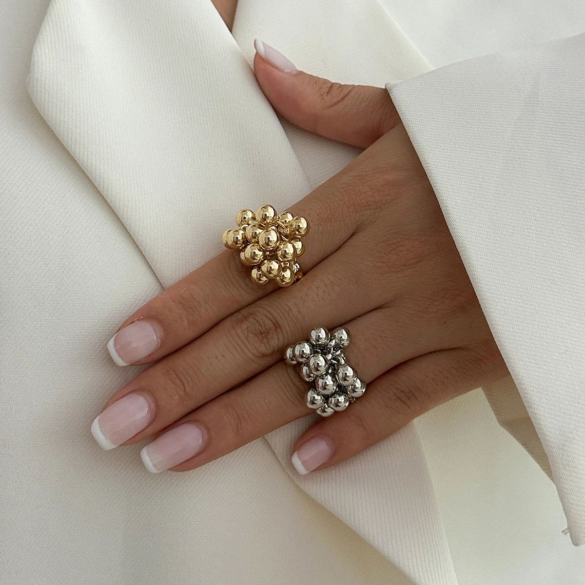 Small Ball Ring for Women Men Trending