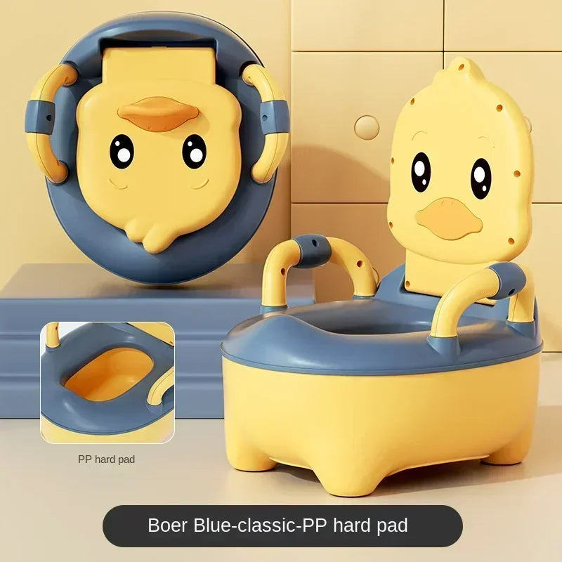 Ethnic pattern throw Cute Cartoon Duck Potty Training Toilet for Kids