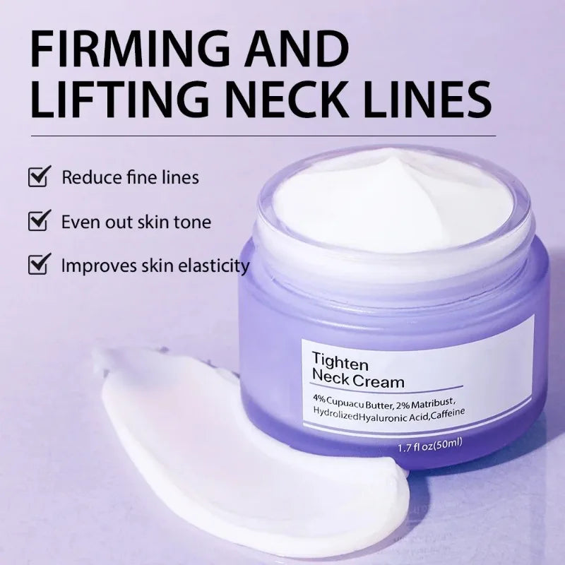 Lift Tighten Neck Cream Lightens Fine Lines