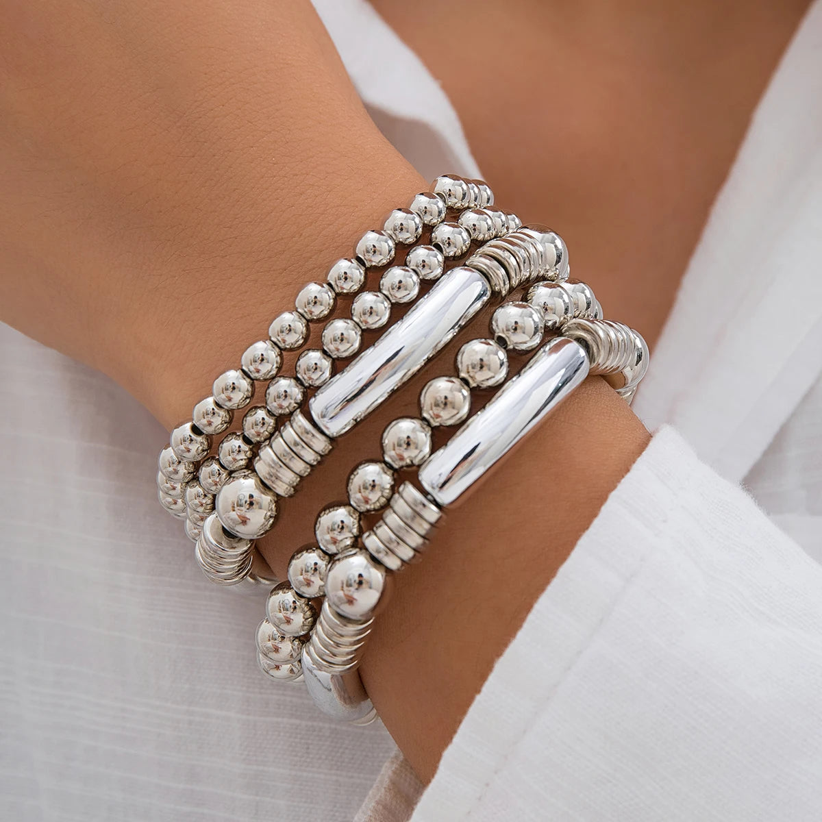 Exaggerated Punk Big Ball Chain Bracelets -Buy one get one 25% off - code "25% off" at checkout